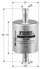 TECNECO FILTERS gas2 -  Воздушный фильтр